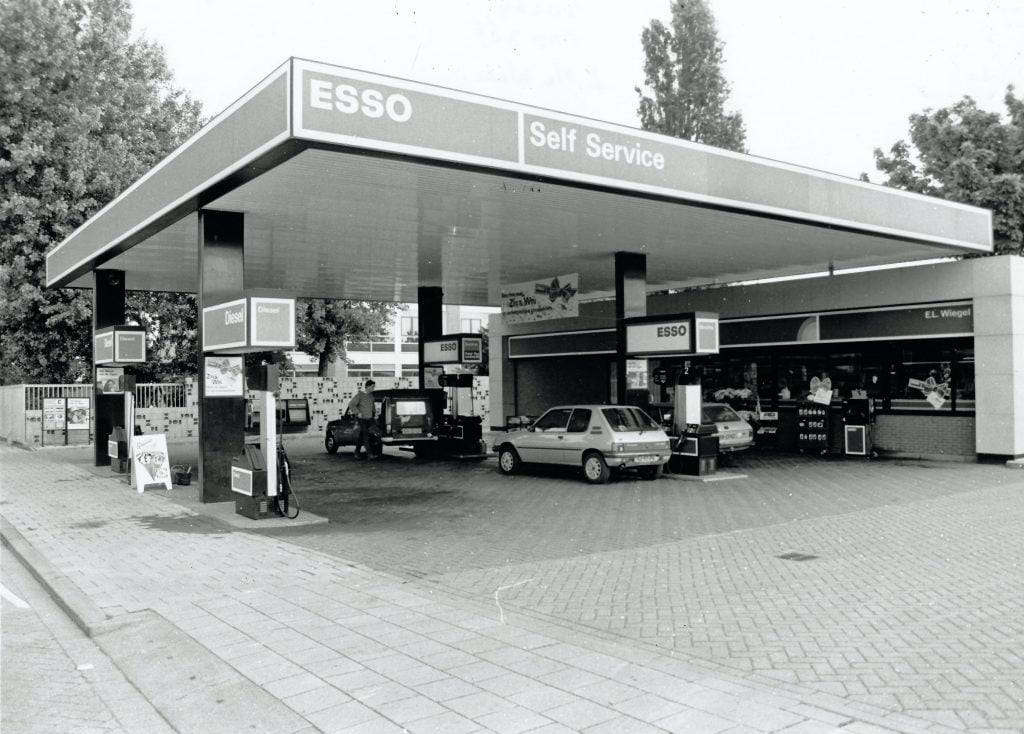 Benzinestation in hoogvliet