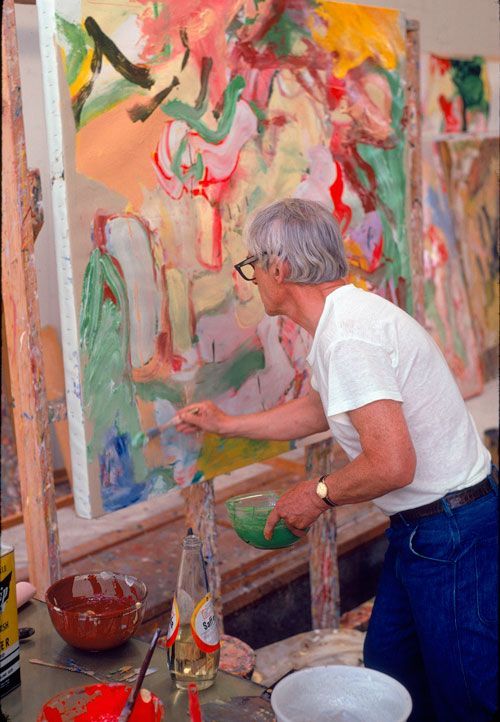 Kunstschilder in hoogvliet